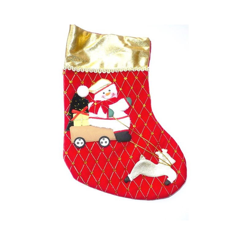 Karácsonyi zokni piros 120 cm