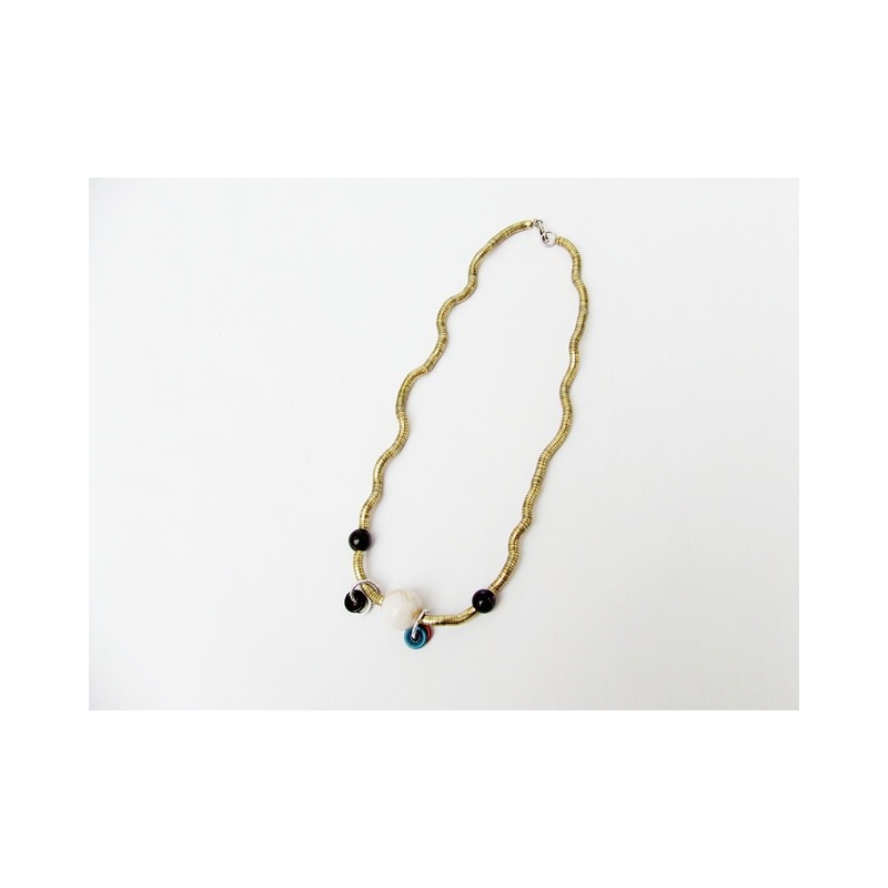 Oryginalna giętka biżuteria na szyję, naszyjnik