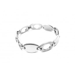 Náramok dámsky z chirurgickej ocele mat a lesk