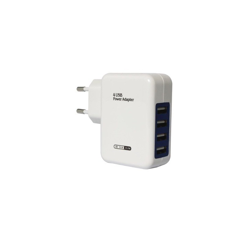 Uniwerslana ładowarka USB port 4 15.5W, maxi USB charger