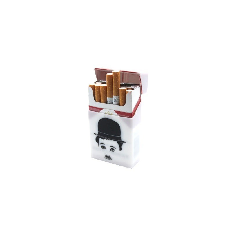 Silikon Schutzhülle für Zigarettenschachteln mit Charlie Chaplin/Gummi Zigarettenbox Silikon Schutzhülle für Zigarettenschachteln mit Charlie Chaplin/Gummi Zigarettenbox