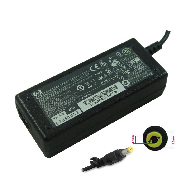 Originálny napájací adaptér model PPP09H na notebooky HP či LG, Konektor: 4.8 * 1.7mm