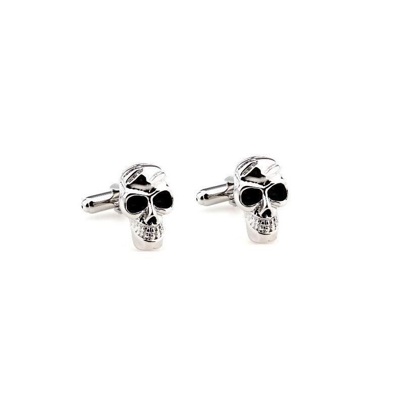 Manžetové knoflíčky oslava smrti - skull / lebka Manžetové knoflíčky oslava smrti - skull / lebka