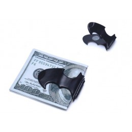 Klips na banknoty czarny, magnetyczny Batman