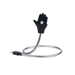 Kábel USB nabíjací a dátový kovový, stojan, držiak do auta, ruka, konektor typ C