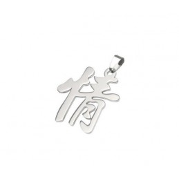 Přívěsek ocelový s čínským symbolem vášeň, touha
