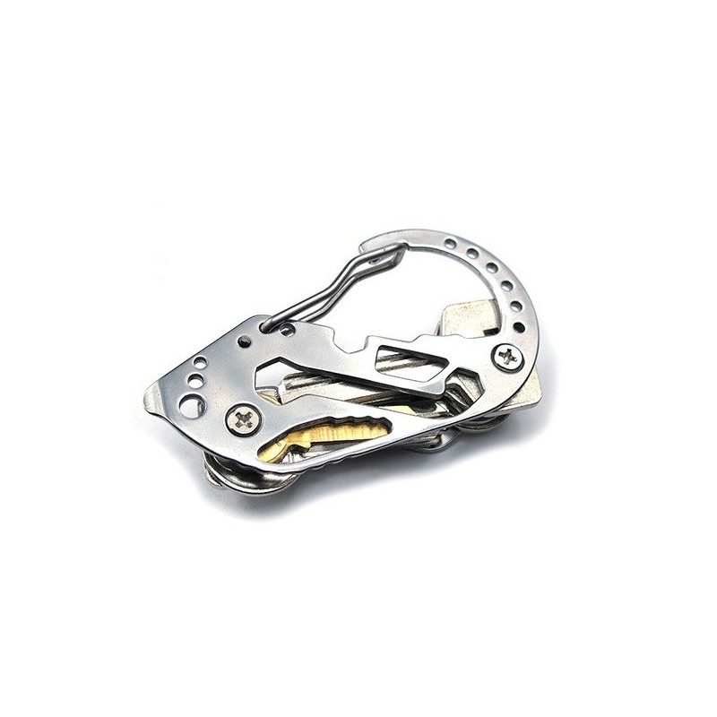 Wielofunkcyjny karabińczyk, uchwyt na klucze, śrubokręt, klucz, EDC, outdoor