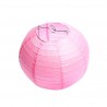 Okrągły papierowy lampion różowy 22, 30, 40 cm