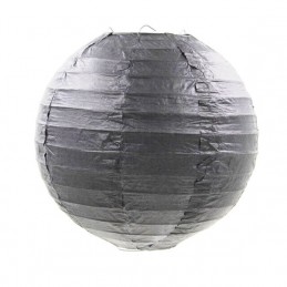 Lampión dekoratívny závesný guľatý čierny 30, 40 cm