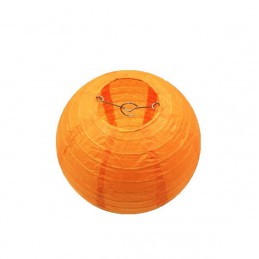 Lampion kulatý papírový party oranžový 30, 40cm
