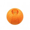 Okrągły dekoracyjny lampion imprezowy w kolorze pomarańczowym to wspaniała ozdoba domu lub imprezy domowej. Okrągły lampion wykonany jest z papieru ryżowego i będzie doskonałą ozdobą tarasu, werandy lub balkonu.