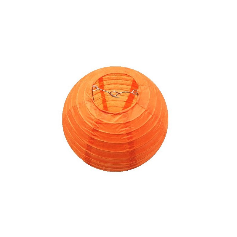 Lampión guľatý papierový party oranžový 30, 40cm