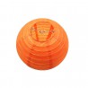 Lampion papírból, kör alakú, dekoratív narancssárga, 30, 40cm
