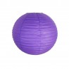 Lampion kulatý dekorativní papírový fialový 30, 40cm