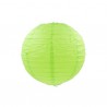 Lampion party, menyegzős, papírból, kör alakú,  világos zöld 30, 40cm