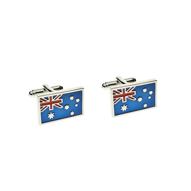 Spinki do mankietów dla Australijczyków flaga Australii