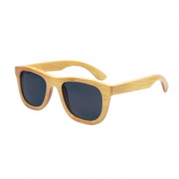 Drevené slnečné okuliare Hipster Klasik s farebnými sklami
