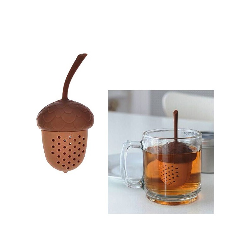 Tea szűrő szilikon makk