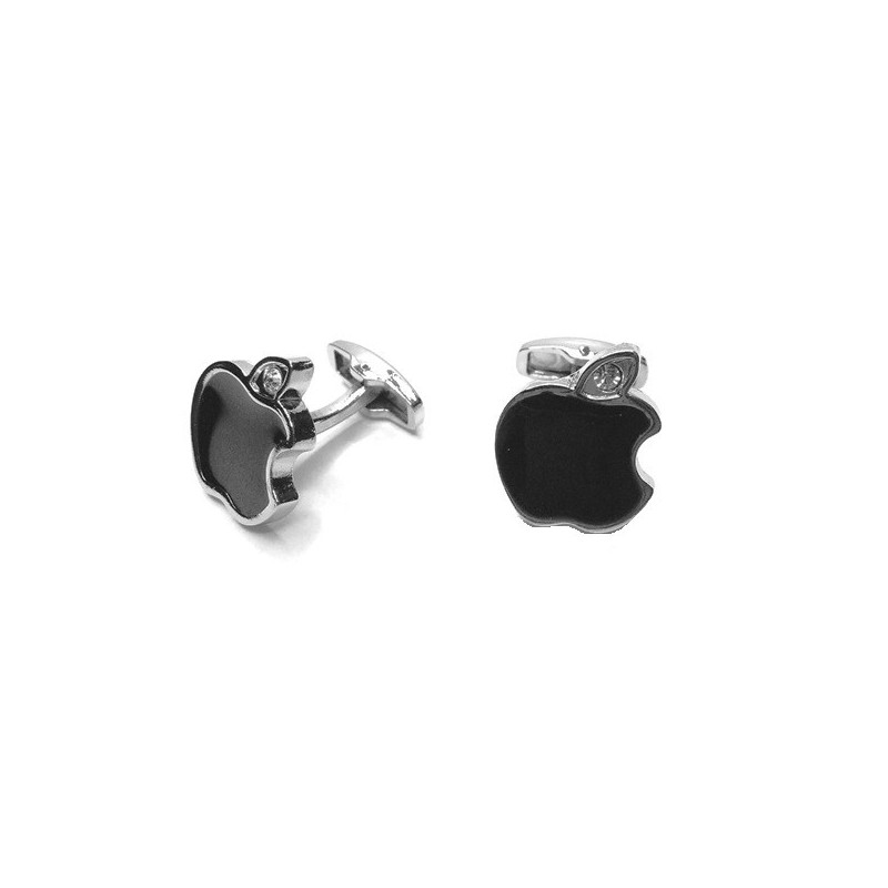 Mandzsetta gombok Apple motívummal