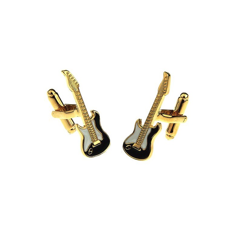 Manžetové gombíky pre rockerov, elektrická gitara