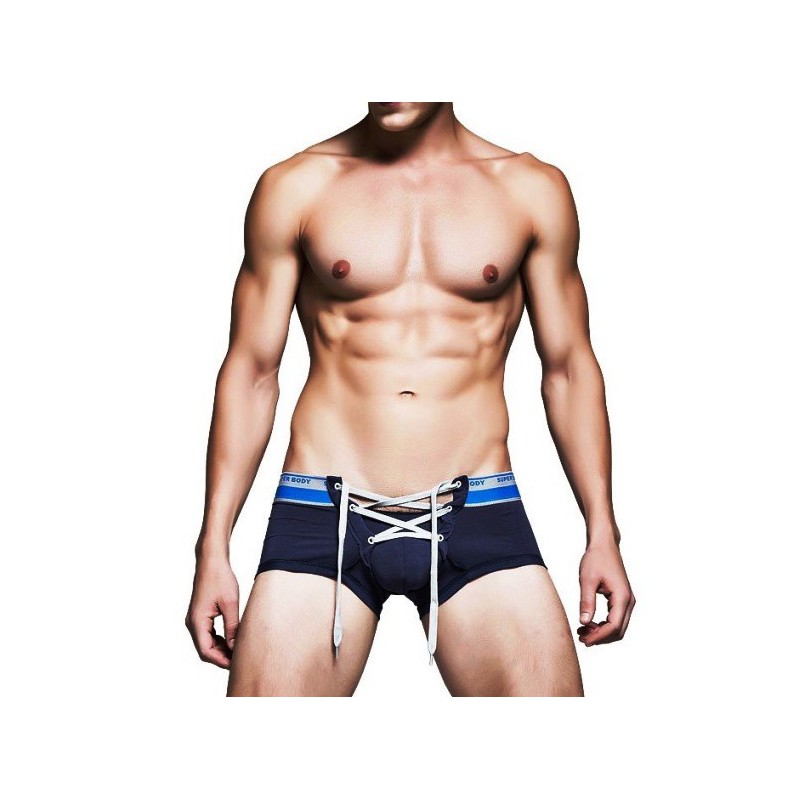 Boxerky sexy pánské se šněrováním, šněrovací Boxerky sexy pánské se šněrováním, šněrovací