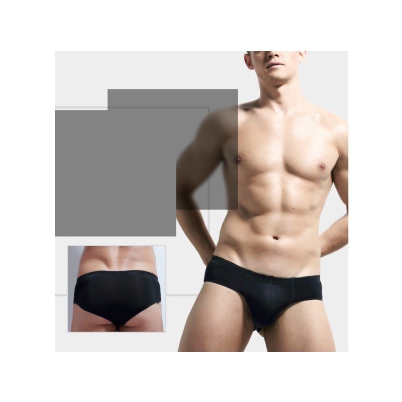 Męskie slipy bezszwowe, ultra cienkie, Ice Silk