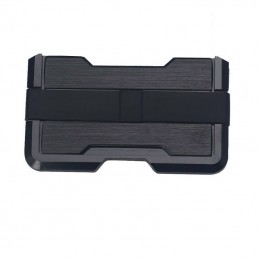 Peněženka RFID hliníková černá