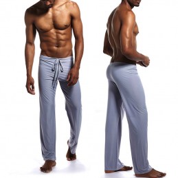 Męskie spodnie od piżamy, chłodzące do spania