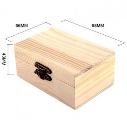 Drevená darčeková krabička na manžetové gombíky