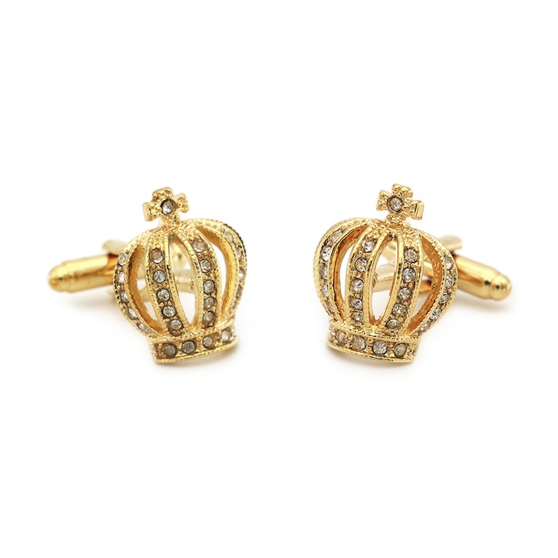 Spinki do mankietów królewska korona