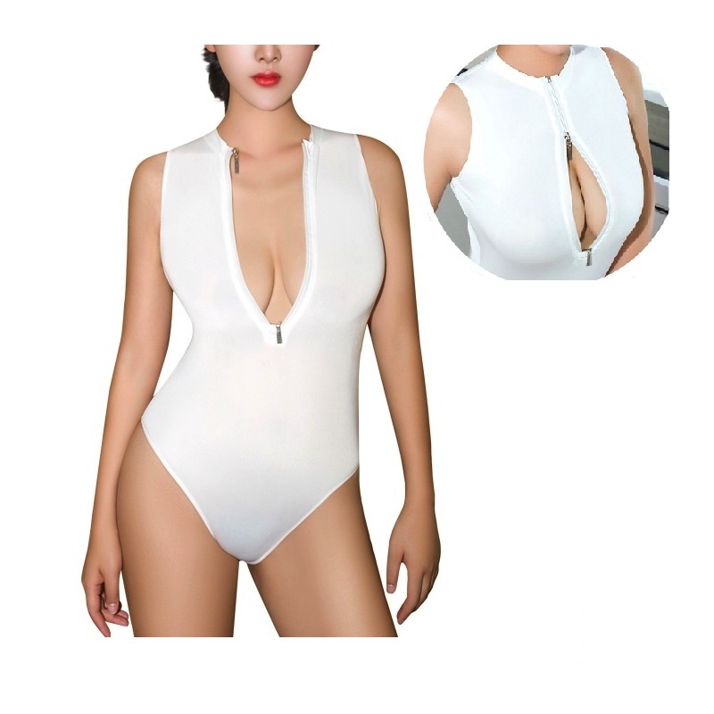 Body damskie z dwukierunkowym zamkiem