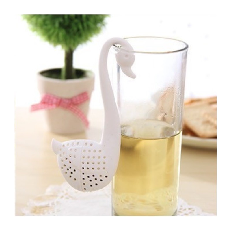 Čajové sitko silikónové labuť
