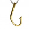 Zawieszka w nietradycyjnym kształcie haczyk na ryby, która wyposażona jest w oczko do nawleczenia łańcuszka. Udana i oryginalna zawieszka będzie pięknym prezentem dla wszystkich wędkarzy. Zawieszka ta z pewnością zachwyci wszystkich miłośników nietradycyjnych dodatków. Zawieszka jest wykonana ze stali nierdzewnej i ma błyszczącą powierzchnię.