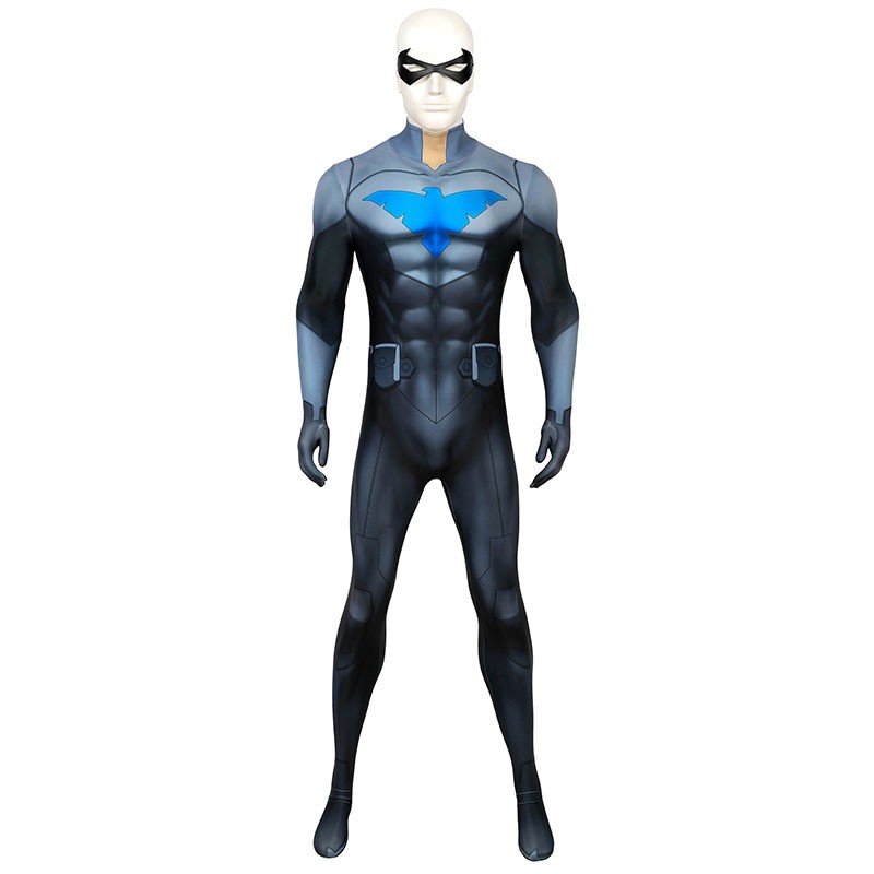 Męski kombinezon zentai, kostium imprezowy bohater Batman