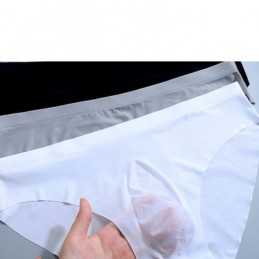 Pánské bezešvé slipy Ice Silk, ultra tenké, anatomicky tvarované