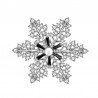 Krásná a zářivá brož sněhová vločka s perlou uprostřed.  Brož sněhová vločka je velmi kvalitně a precizně zpracovaná a její povrch je posázen bílými kamínky. Tato jedinečná brož rozzáří Váš podzimní či zimní outfit a bude perfektní ozdoba na kabát, bundu, svetr, sako, kardigan. Brož sněhová vločkya s perlou potěší také jako dárek každou ženu či dívku. 