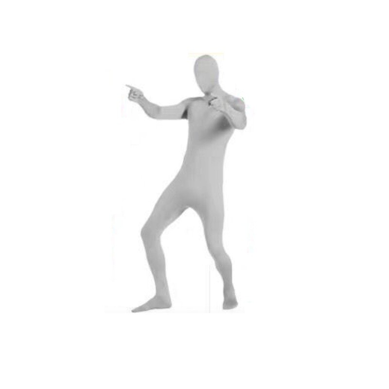 Celotělový zentai spandex catsuit, karnevalový kostým