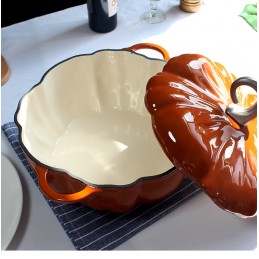 Öntöttvas edény főzéshez, sütéshez Orange Pumpkin