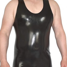 Tílko pánské latexové, latex vest