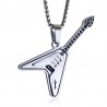 A Dean Guitars stílusú elektromos gitár medál tökéletes nyakláncdísz minden zenésznek - gitárosnak. A gitár medál titán acélból készült és nagyon szépen kidolgozott. A medál tökéletes ajándék minden metál gitárosnak.  
