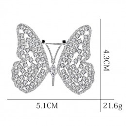 Promienna broszka motyl, motylek