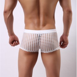 Pánske erotické rafinované dierkované boxerky