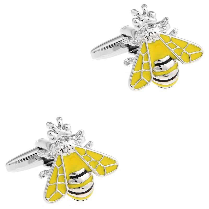 Manžetové gombíky včela medonosná, pre včelárov