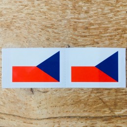 Dočasné nalepovacie tetovanie pre fanúšikov vlajka Českej republiky, ČR