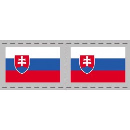 Dočasné nalepovacie tetovanie pre fanúšikov vlajka Slovenskej republiky, Slovensko, SR