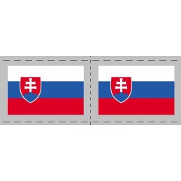 Tymczasowy naklejany tatuaż dla fanów Flaga Republiki Słowackiej, Słowacji, SK
