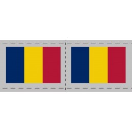 Dočasné nalepovací tetování pro fanoušky vlajka Rumunska, Romania