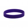 Silikónový náramok fialový bez potlače a razby. Silikónový náramok v rôznych odtieňoch fialovej je vyrobený z kvalitného 100% silikónu. Silikónové náramky bez potlače sú perfektné rozlišovacia pomôcka či reklamný darček.