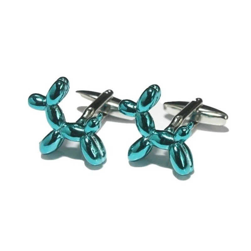 Spinki do mankietów naduchiwany pudel