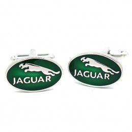 Manžetové gombíky s motívom Jaguar